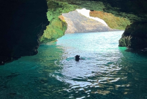 Vlore: speedboottocht Haxhi Ali-grot en Dafina-grot