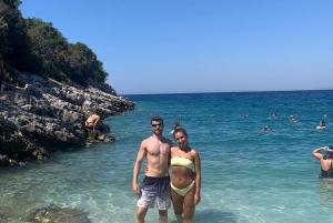 Vlore: speedboottocht Haxhi Ali-grot en Dafina-grot