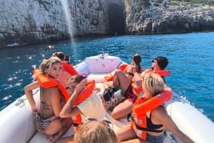 Vlore : grotte de Haxhi Ali, excursion en hors-bord à Karaburun et plongée avec tuba