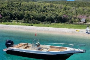 Vlore : grotte de Haxhi Ali, excursion en hors-bord à Karaburun et plongée avec tuba