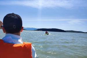 Vlore : Kajakpaddling vid Narta Lagoon