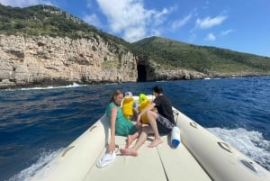 Vlorë: Private Boat Tour to Sazan - Haxhi Ali Cave-Karaburun