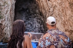 Vlorë: Private Boat Tour to Sazan - Haxhi Ali Cave-Karaburun