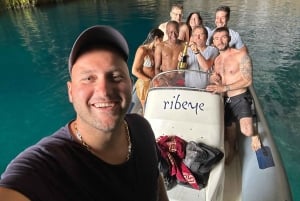 Vlorë : bateau rapide privé pour la grotte de Haxhi Ali et Karaburun