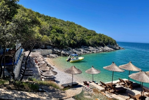 Valona: Tour privato in motoscafo al Parco Marino di Sazan-Karaburun