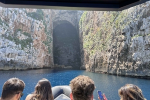 Vlore:Private Speedboat Tour to Haxhi Ali Cave
