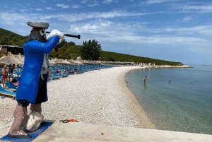 Vlorë: Ilha Sazan, caverna Haxhi Ali e passeio de barco em Karaburun