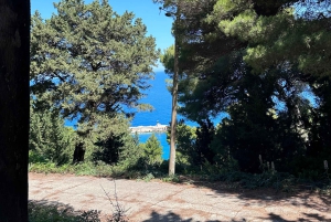 Vlore: Wyspa Sazan i jaskinia Haxhi Ali - wycieczka z przewodnikiem łodzią motorową