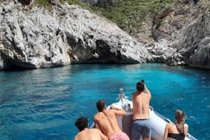 Vlorë: Speedboat Trip to Grama Bay w/ Snorkeling & Swimming