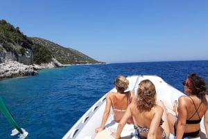 Vlorë: Speedboat Trip to Grama Bay w/ Snorkeling & Swimming