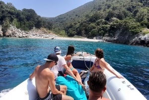 Vlorë: Speedboat Trip to Grama Bay w/ Snorkeling & Swimming