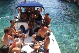 Vlorë: Speedboat Trip to Grama Bay w/ Snorkeling & Swimming