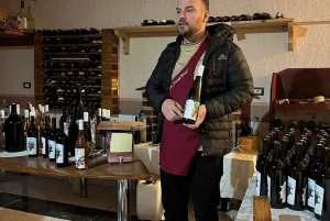 Dégustation de vins à la cave Alpeta