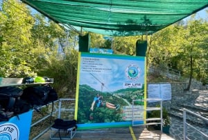 Tagestour zur Burg Petrela und Zip Line Albanien Abenteuer