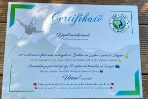 Tagestour zur Burg Petrela und Zip Line Albanien Abenteuer