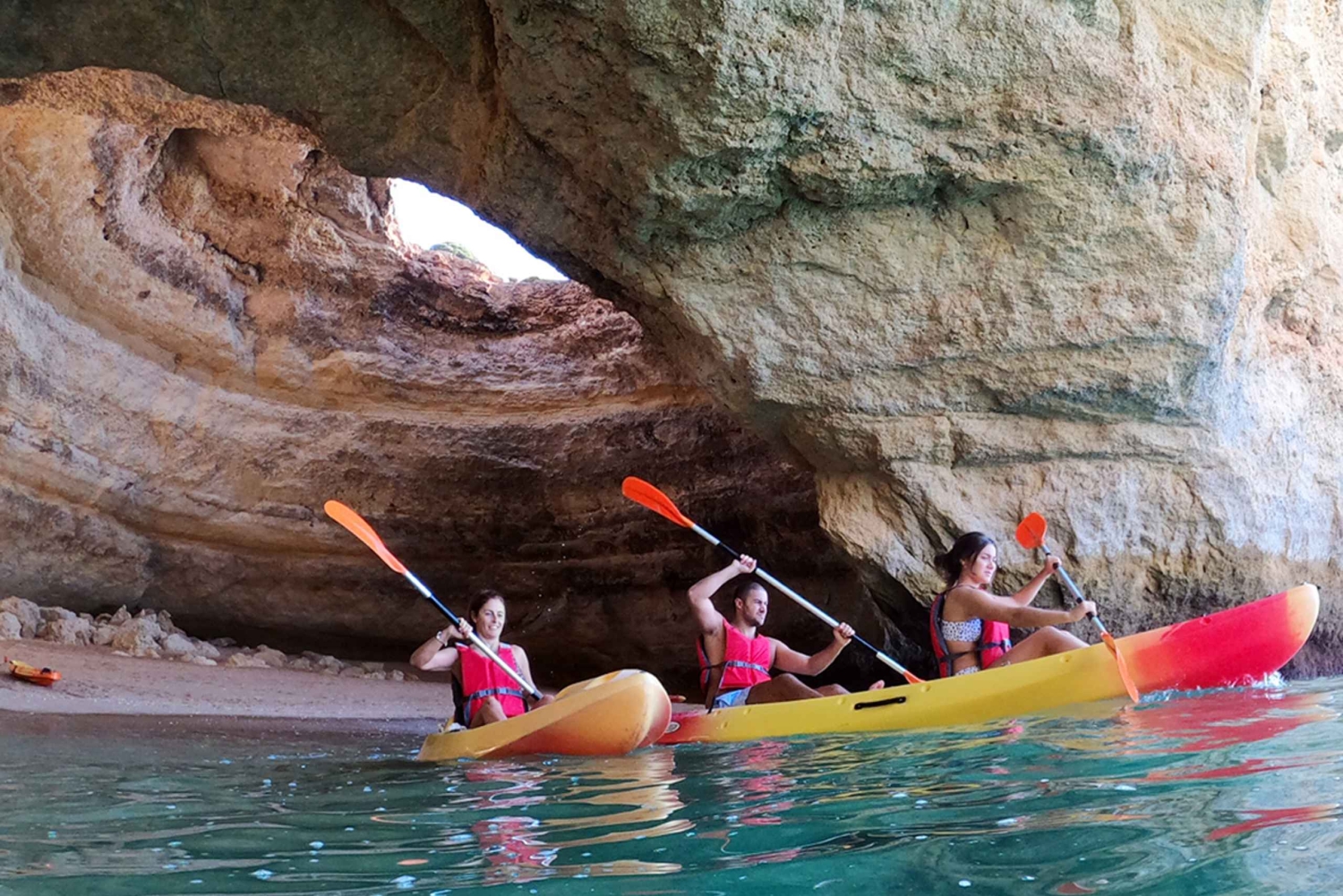 Benagil: Kayaking Adventure in Benagil Caves & Marinha Beach