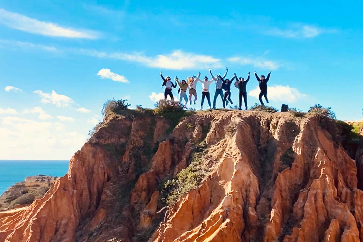 From Faro: Benagil, Marinha, 7 Valleys, Algar Seco Adventure
