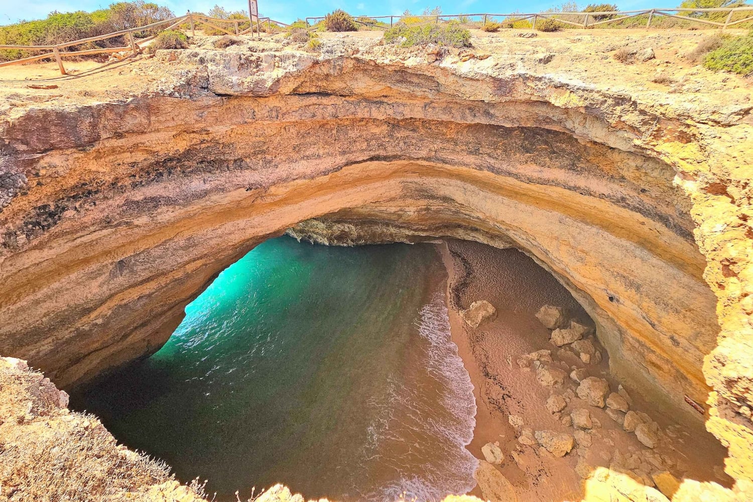 From Faro: The Original Benagil Cave, Marinha & More Tour