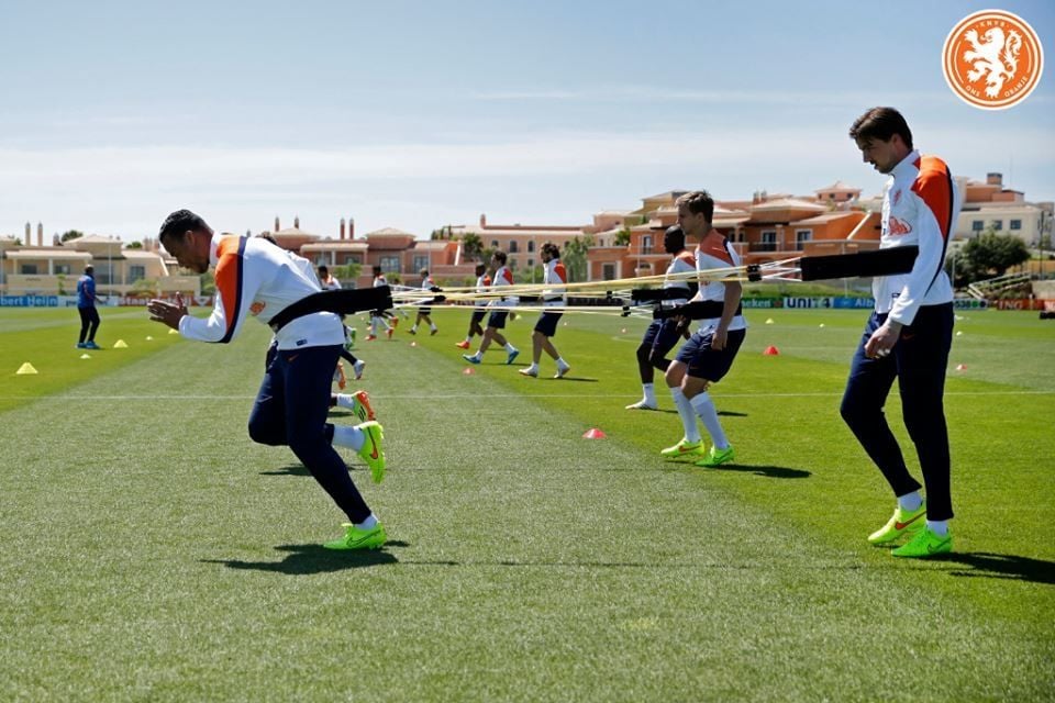 Dutch squad pre World Cup training at Cascade Resort, Lagos, Algarve