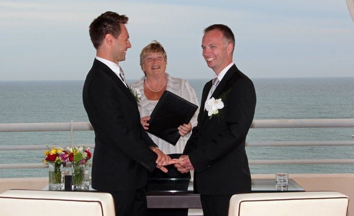 Gay wedding ceremony in the Algarve