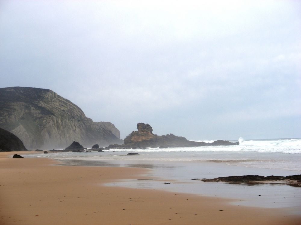 Castelejo beach in winter