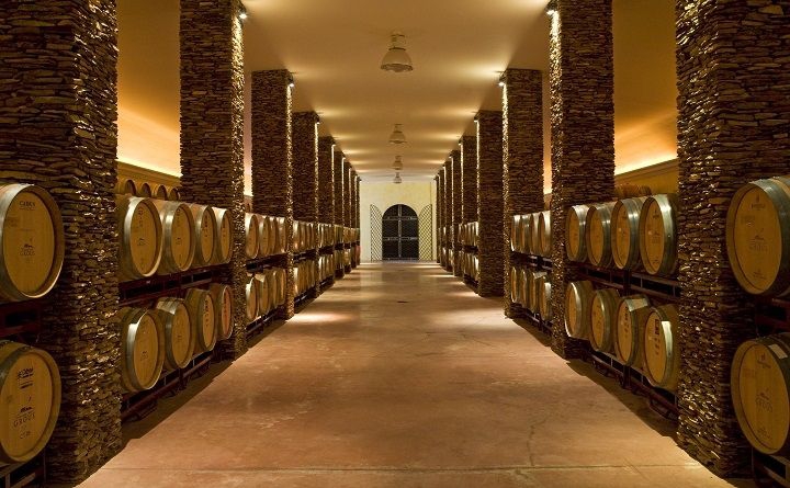 Herdade dos Grous wine cellar, Alentejo, Portugal