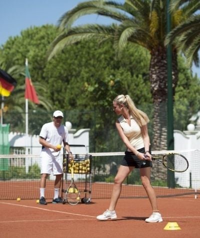 Tennis Training im Vila Vita Parc