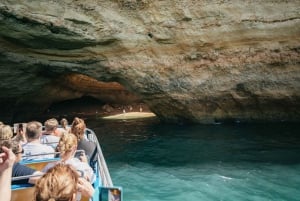 Albufeira: 2,5-godzinne jaskinie Benagil i obserwacja delfinów
