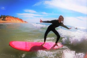 Albufeira: Clase de surf de 2 horas en la playa de Falesia