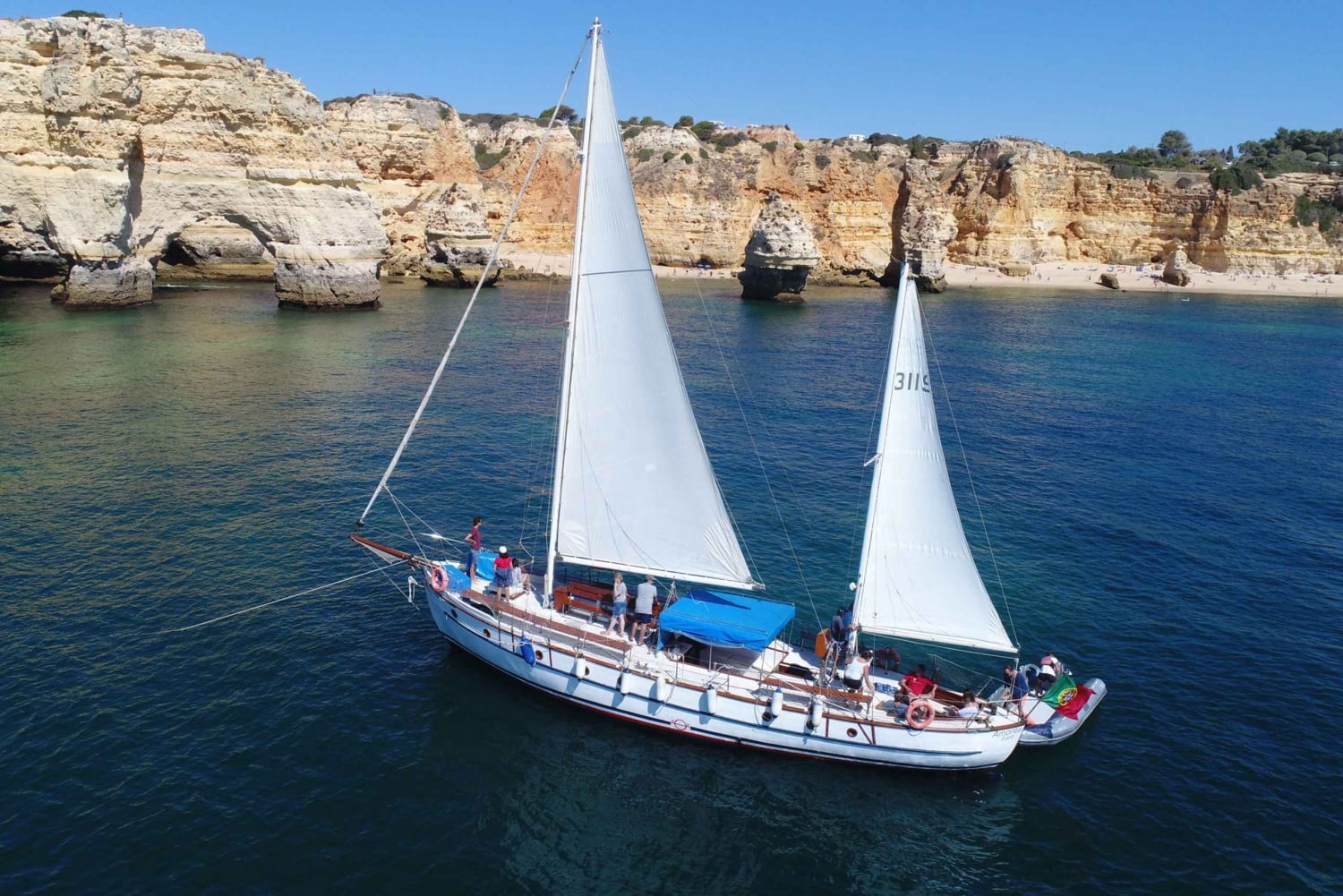Albufeira: 6-Hour Boat Tour with BBQ and Drinks