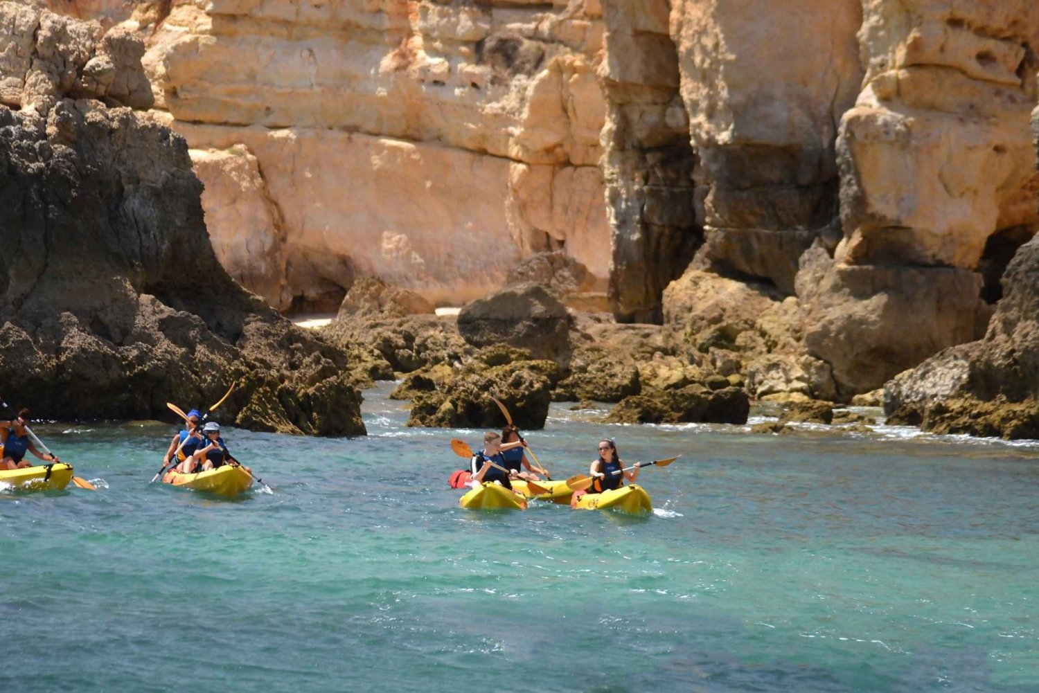 Albufeira: Wycieczka kajakiem i wzdłuż wybrzeża Algarve
