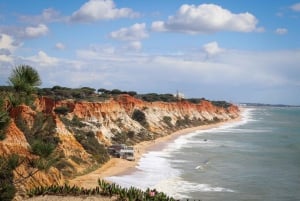 Albufeira: Playa, Casco Antiguo y Falesia Recorrido en Tuk Tuk Eléctrico