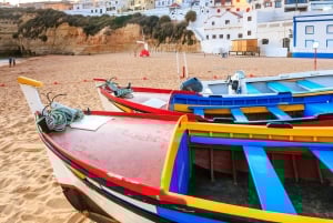 Albufeira: Playa, Casco Antiguo y Falesia Recorrido en Tuk Tuk Eléctrico