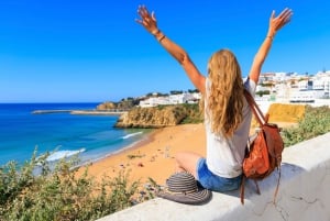Albufeira: Playa, Casco Antiguo y Falesia Recorrido en Tuk Tuk Eléctrico