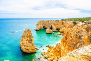 Albufeira: tour en lancha con delfines y cuevas de Benagil