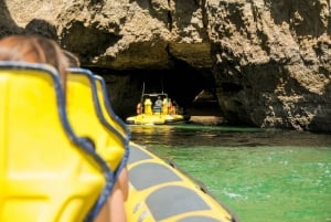 Albufeira: Benagil-grotten & dolfijnspotten per speedboot