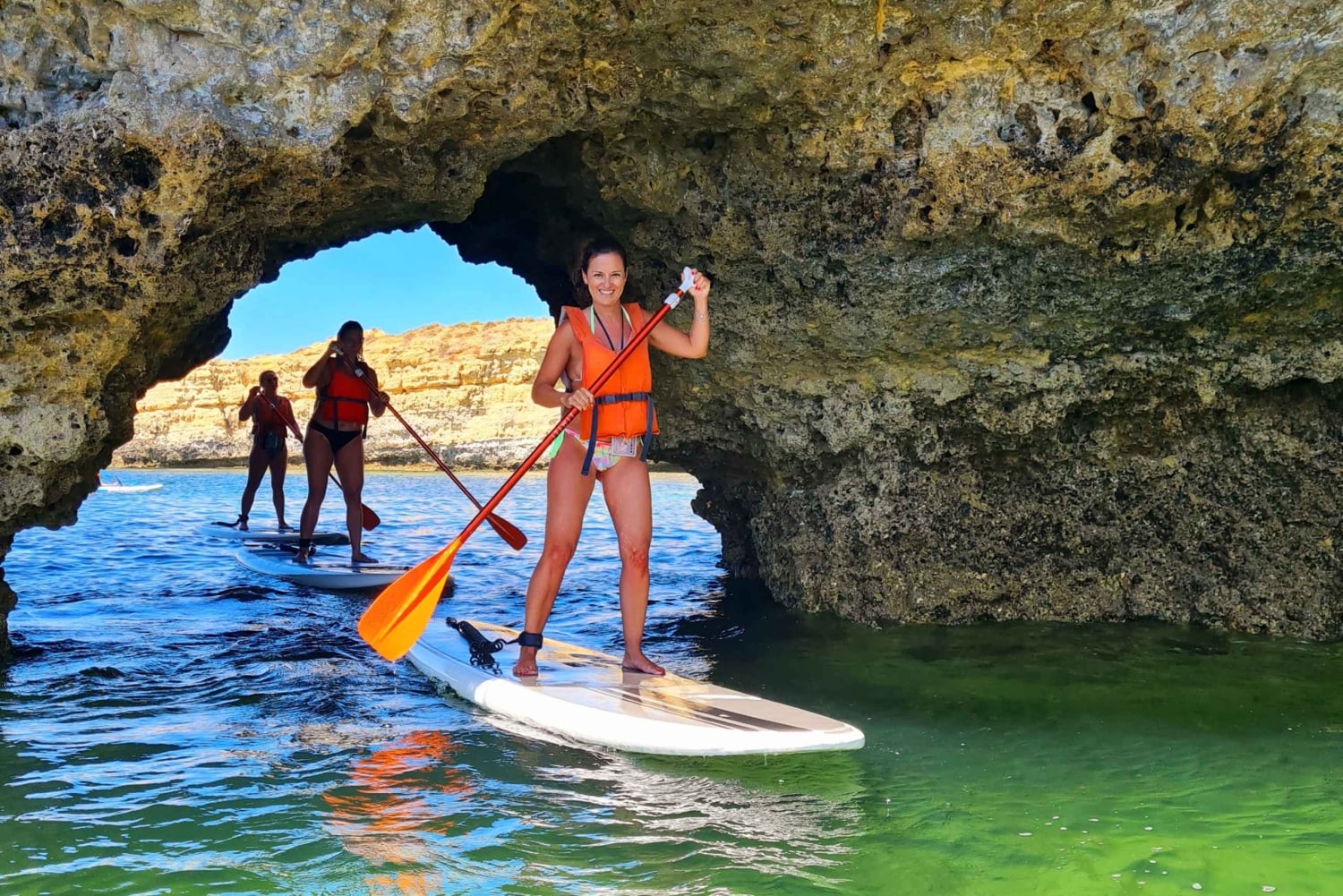 Albufeira: Tour de SUP por cuevas y playas
