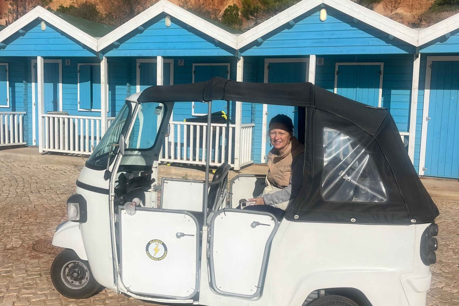 Albufeira bytur og de beste strendene 2 timer (TukTuk eller Jeep)