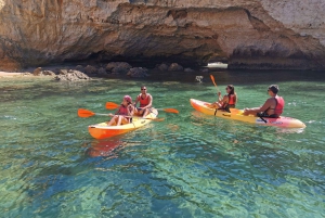 Albufeira: Kayak Tour of Hidden Caves and Secret Beaches
