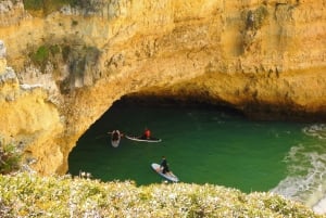 Albufeira: Kayak Tour of Hidden Caves and Secret Beaches