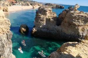 Albufeira: tour en kayak por cuevas secretas y playas con parada para nadar