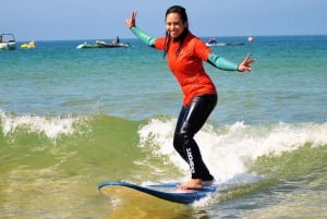 アルブフェイラ：プライア・ダ・ガレでのプライベート・サーフィン・レッスン