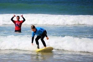 アルブフェイラ：プライア・ダ・ガレでのプライベート・サーフィン・レッスン