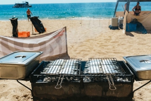 Albufeira: Sightseeing Cruise with Beach BBQ and Open Bar