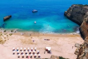 Albufeira: crucero turístico con barbacoa en la playa y barra libre