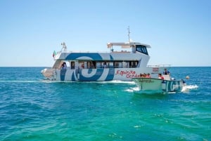 Albufeira: crucero turístico con barbacoa en la playa y barra libre