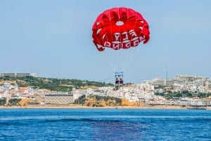 Albufeira: Single, Double or Triple Parasailing Tour