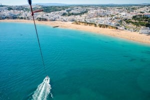 Albufeira: Single, Double or Triple Parasailing Tour