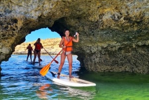 Albufeira: Caves and Private Beaches SUP Paddleboarding Tour