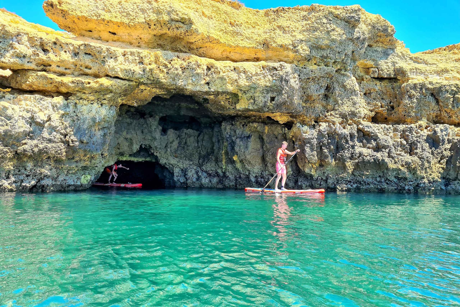 Albufeira: Stand Up Paddle-lektion og kysttur